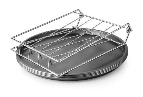 Support de cuisson 4 pizzas pliable pour rangement aisé